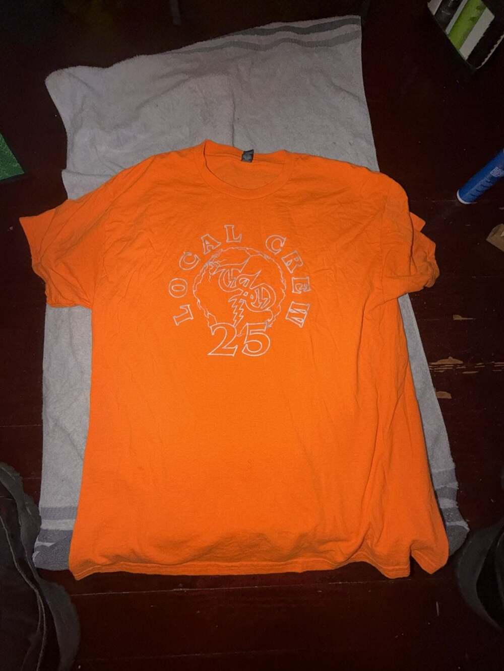Trans-Siberian Orchestra TSO 25 Years Local Crew Orange T-Shirt